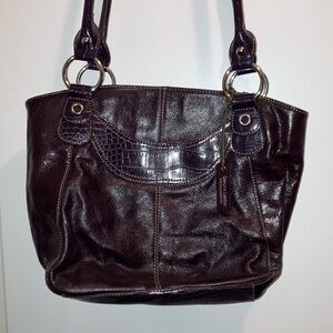 Dark Purple soft leather Purse